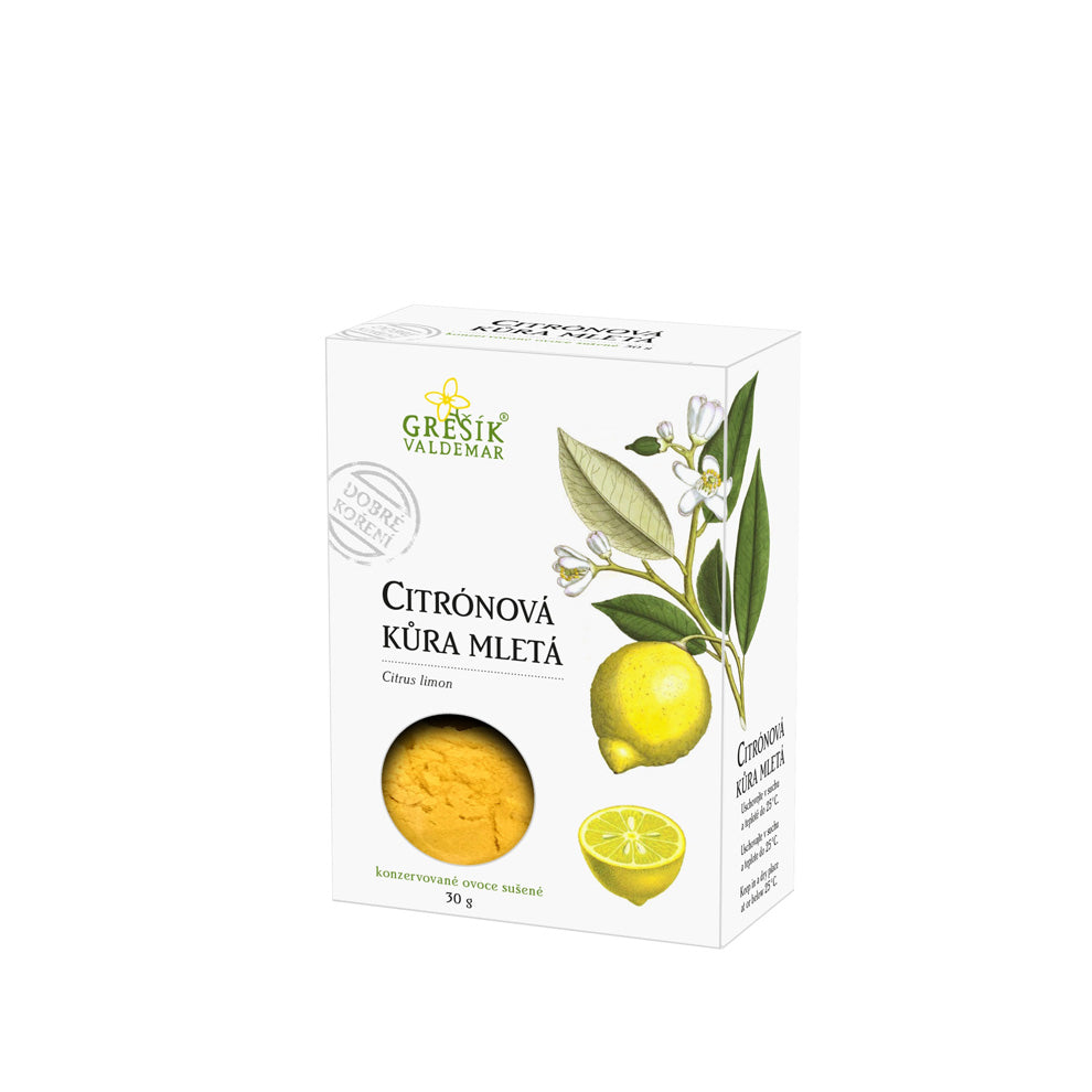 Citrónová kůra mletá - Grešík