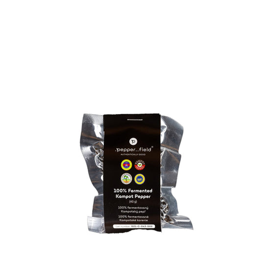 Fermentovaný solený Kampotský pepř - Pepper Field