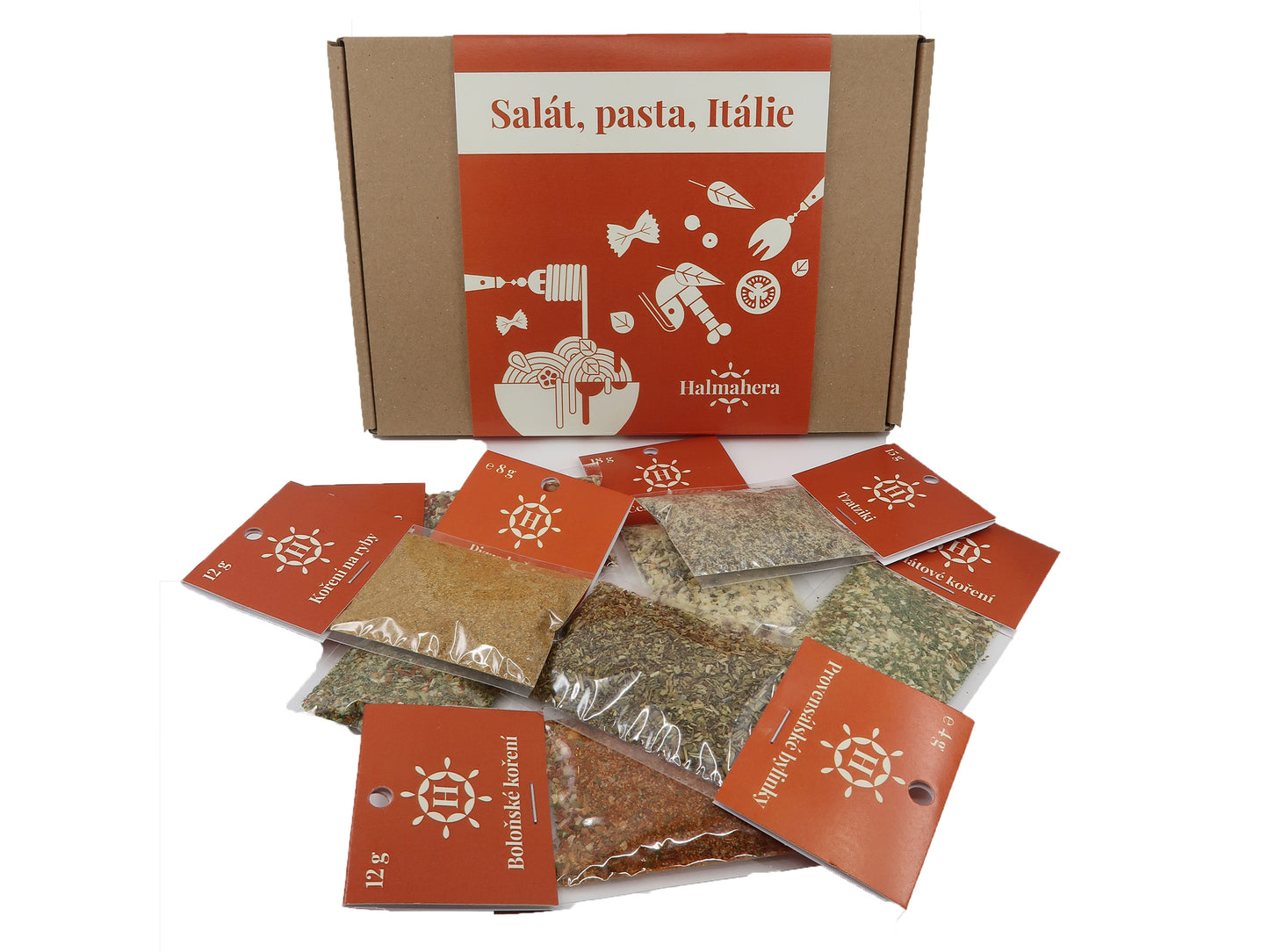 Salát, pasta, Itálie